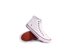 Pánské klasické vysoké tenisky BIG STAR DD174251 Bílé