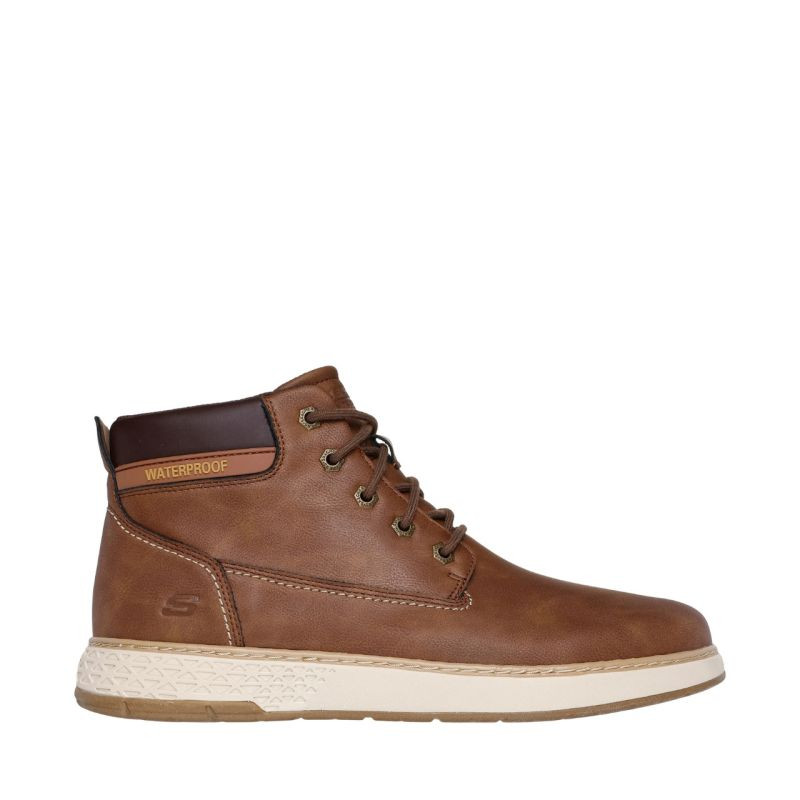 Pánské boty Skechers Garlan Deno hnědé 205235 BRN