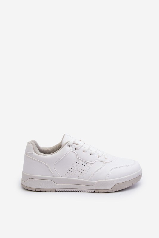 Bílé pánské tenisky z&nbsp;ekokože Radikalle - Pánské oblečení obuv Tenisky a&nbsp;sneakers