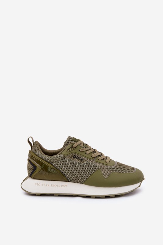 Pánské Sneakersy Na Platformě Big Star RR174360 Hi-Poly System Khaki