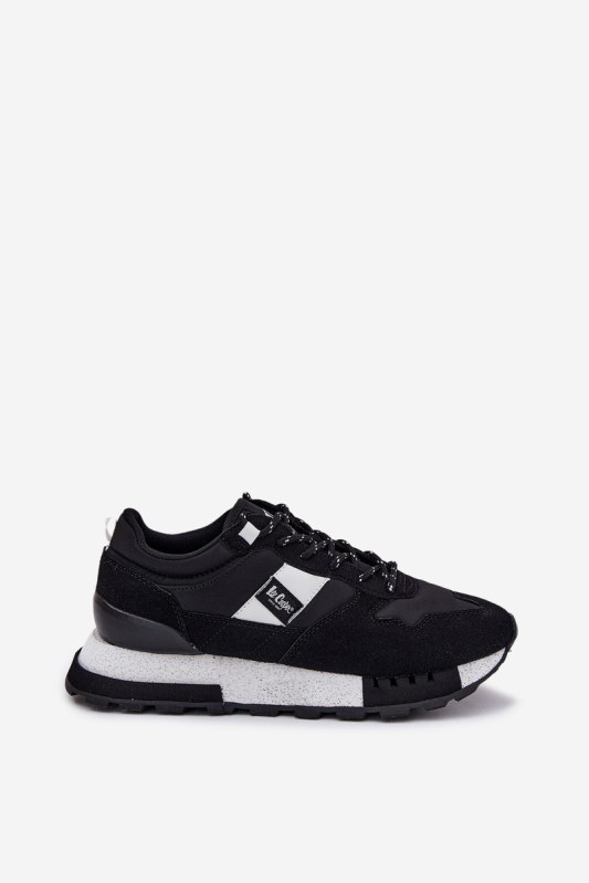 Zateplené pánské sneakers na platformě Lee Cooper LCJ-25-03-3378M černé - Pánské oblečení obuv Tenisky a&nbsp;sneakers