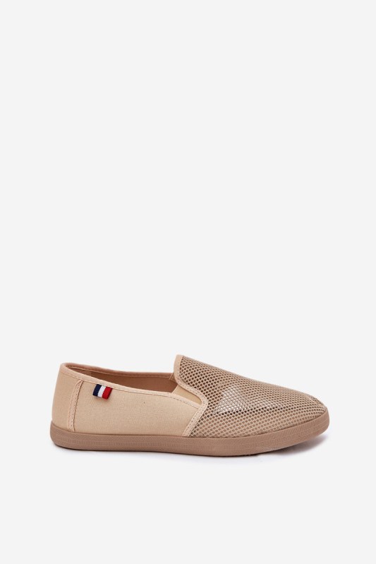 Pánské Děrované Tenisky Béžové Koboru - Pánské oblečení obuv Tenisky a&nbsp;sneakers