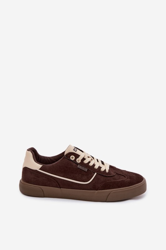 Pánské tenisky Big Star TT174092 Čokoládové - Pánské oblečení obuv Tenisky a&nbsp;sneakers