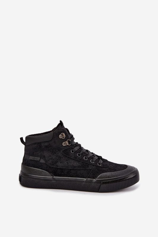 Pánské zateplené tenisky Big Star UU174305 Černé - Pánské oblečení obuv Tenisky a&nbsp;sneakers