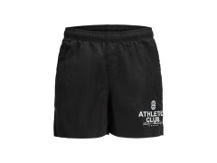 Plavecké šortky Jack&Jones JPSTMAUI CRINKLE NYLON SWIM STYD SS25 12285513 BLACK/BRIGHT WHI