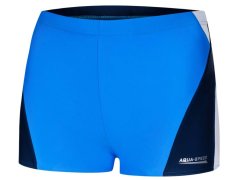 AQUA SPEED Plavecké šortky Alex Blue/Navy Blue/White Pattern 254