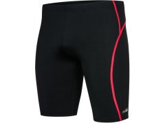 AQUA SPEED Plavky Blake Black/Red Pattern 16