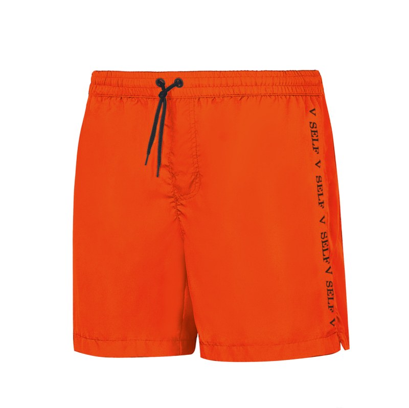 Pánské plavky SM22-26 oranžová - Self - Pánské oblečení plavky