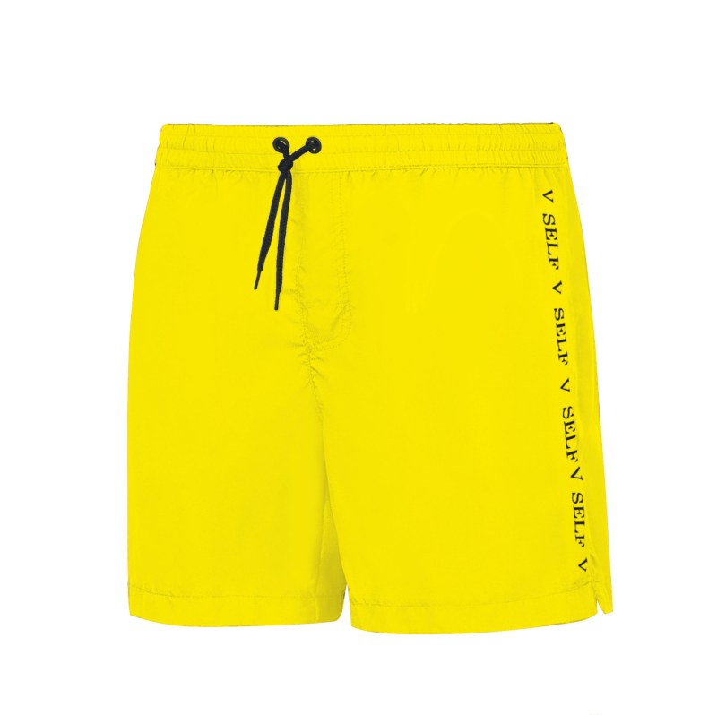Pánské plavky SM22-8 žluté - Self - Pánské oblečení plavky