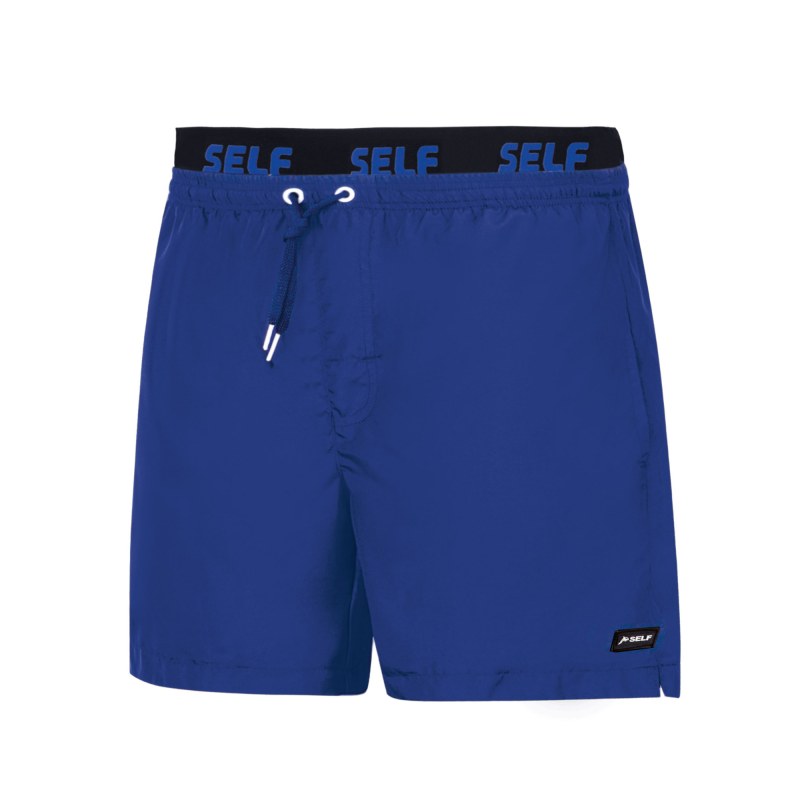 Pánské plavky SM25-3 Summer Shorts kr. modré - Self - Pánské oblečení plavky