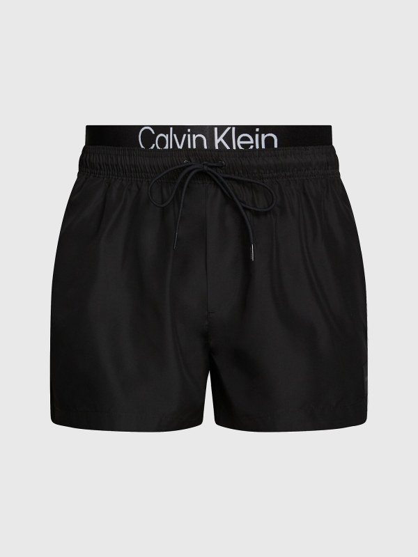 Pánské plavky KM0KM00947 BEH černé - Calvin Klein - Pánské oblečení plavky