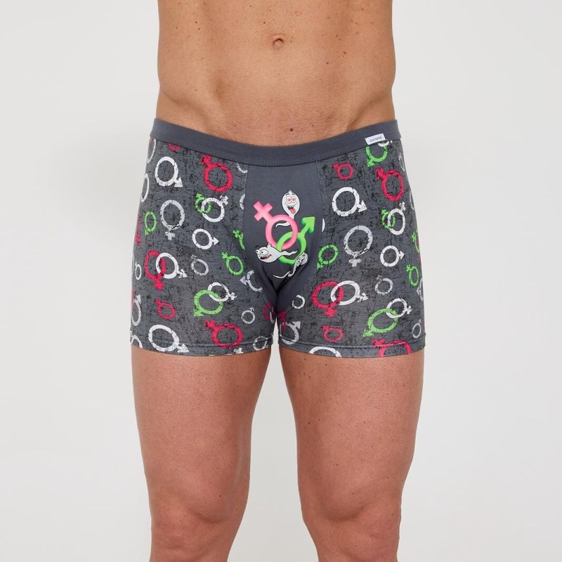 Cornette Tattoo 280/256 Plavecké boxerky 3XL-5XL