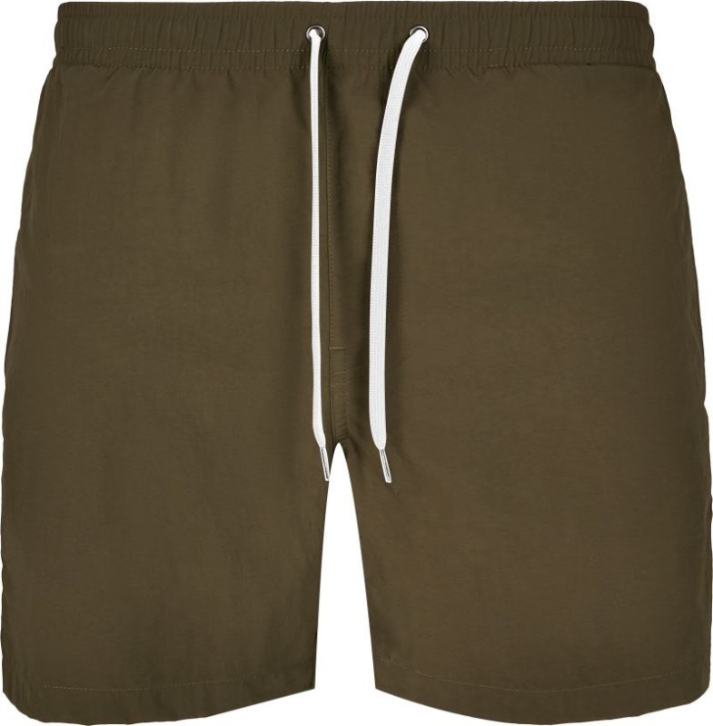 Build your Brand BY 050 Pánské plavky 56.0050 olive - Pánské oblečení plavky