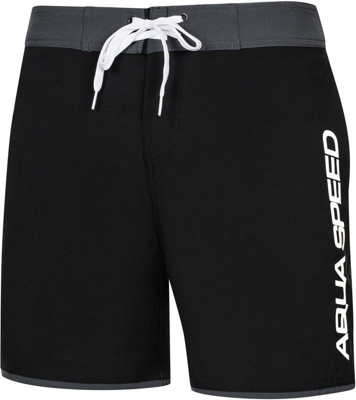 AQUA SPEED Plavecké šortky Evan Black/Grey vzor 13 - Pánské oblečení plavky