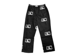 Pánské kalhoty na spaní NM2390E B88 černá s potiskem - Calvin Klein