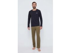 Pánské pyžamo U3BX00KBZG0 F817 khaki/černé - Guess
