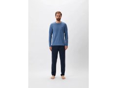 Pánské pyžamo 111791 4R567 61436 tm. modré - Emporio Armani