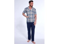 Pyžamo Cornette 318/54 cr/r 3XL-5XL pánské rozepínací