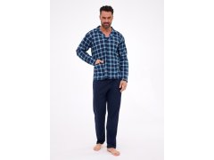 Cornette pyžamo 114/81 dlouhé/r S-2XL pánské rozepínací