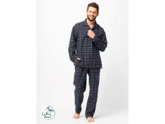 Pánské pyžamo Key MNS 480 B25 délka/r M-2XL na zip