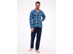 Cornette pyžamo 114/82 dlouhé/r M-2XL pánské pyžamo na zip