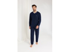Pyžamo Regina 489 dlouhé/r froté 2XL-3XL pánské