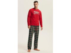 Pyžamo Henderson 43459 Nougat long/r M-3XL