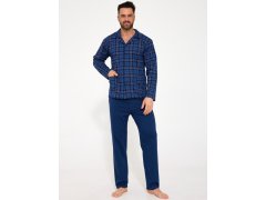 Pyžamo Cornette 114/84 dlouhé/r S-2XL rozepínací