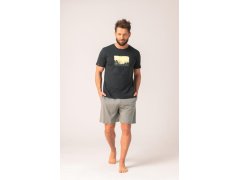 Pánské pyžamo Key MNS 637 A26 cr/r 3XL-4XL