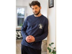 Pyžamo Key MNS 614 B26 dlouhé rukávy, velikosti M–2XL