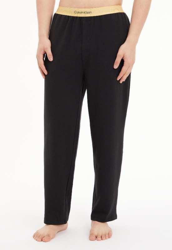 Pánské kalhoty na spaní QS6923E UB1 černá - Calvin Klein - Pánské oblečení pyžama