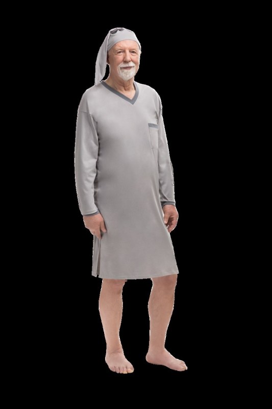 Pánská noční košile 501 SYLWESTER, dlouhé rukávy - Pánské oblečení pyžama