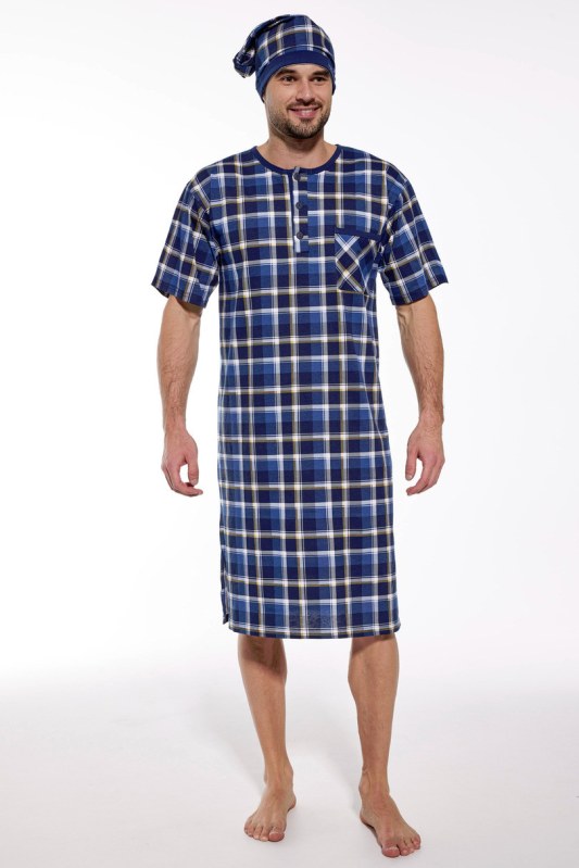 Pánská noční košile KR 109 Jaro 2024 - Pánské oblečení pyžama