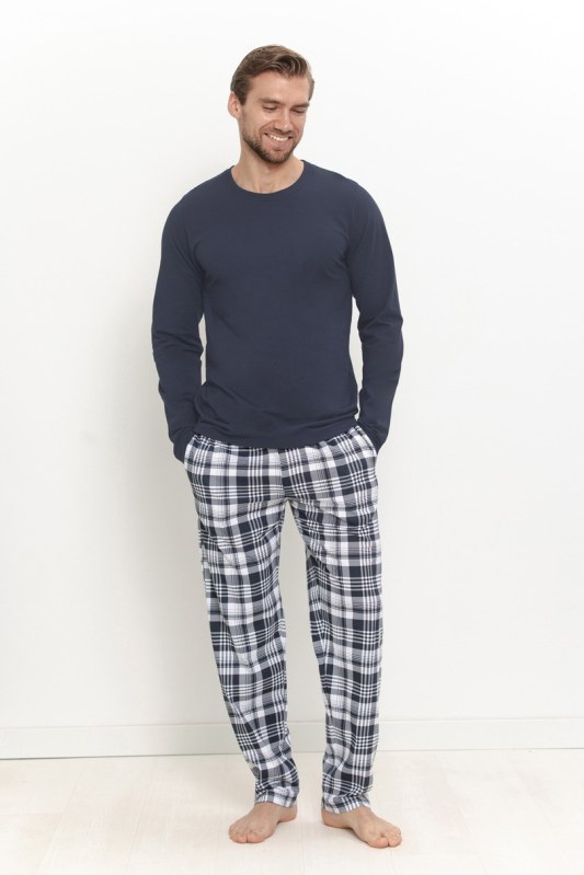 3664 Pánské dlouhé pyžamo DANTE M–2XL