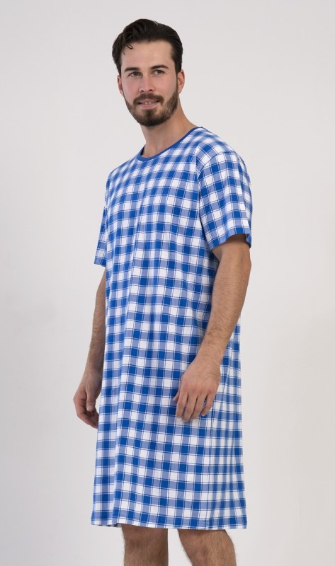 Pánská noční košile s krátkým rukávem Karlos - Pánské oblečení pyžama