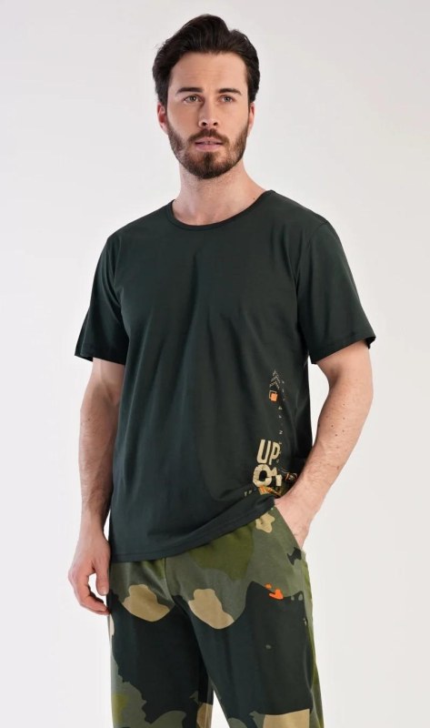 Pánské pyžamo dlouhé Army