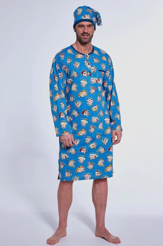 Pánská košile Cornette 110/33 long/r 3XL-5XL - Pánské oblečení pyžama