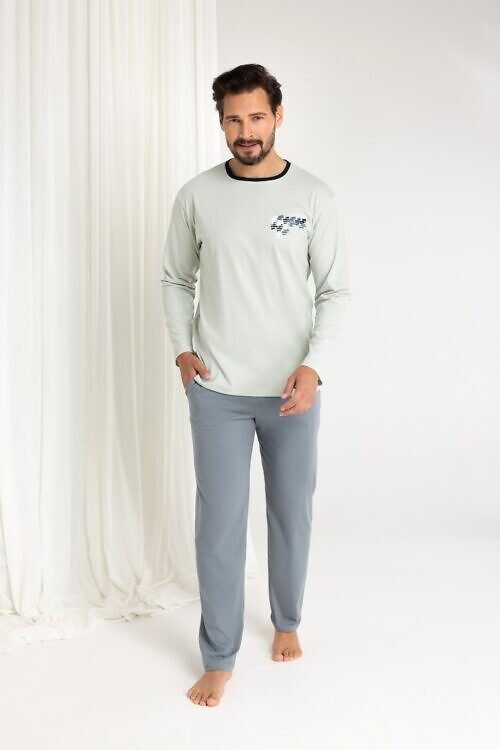 Pyžamo Regina 484 long/r M-XL Z25/26 pánské - Pánské oblečení pyžama