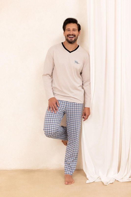 Pyžamo Regina 491 long/r M-XL Z25/26 pánské - Pánské oblečení pyžama