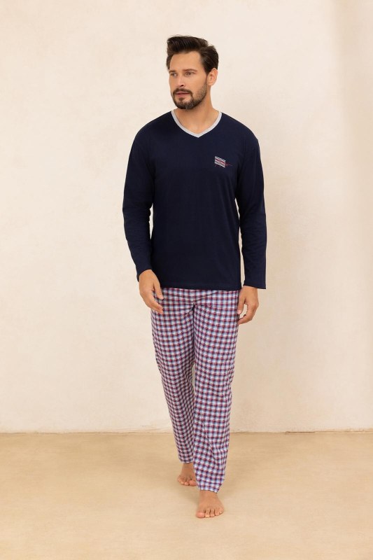 Pyžamo Regina 491 long/r 2XL Z25/26 pánské - Pánské oblečení pyžama