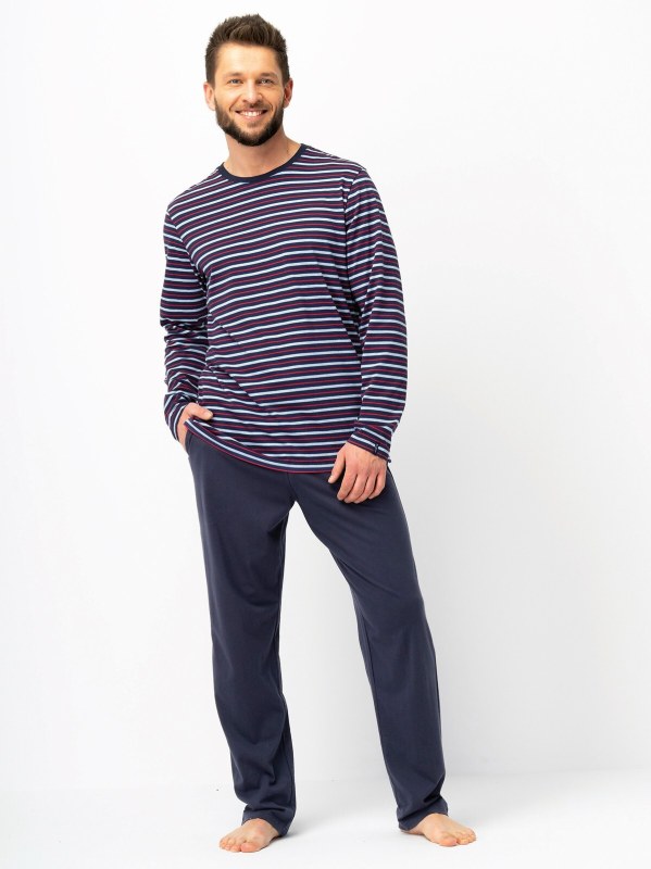 Pánské pyžamo Key MNS 316 B25 délka/r M-2XL - Pánské oblečení pyžama