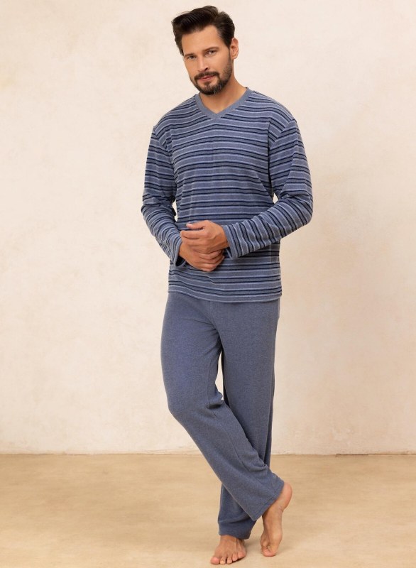 Pyžamo Regina 490 dlouhé/r 2XL Z25/26 pánské froté