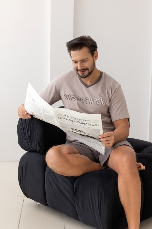 Pyžamo Regina 503 v plné délce 2XL-3XL W26 pánské