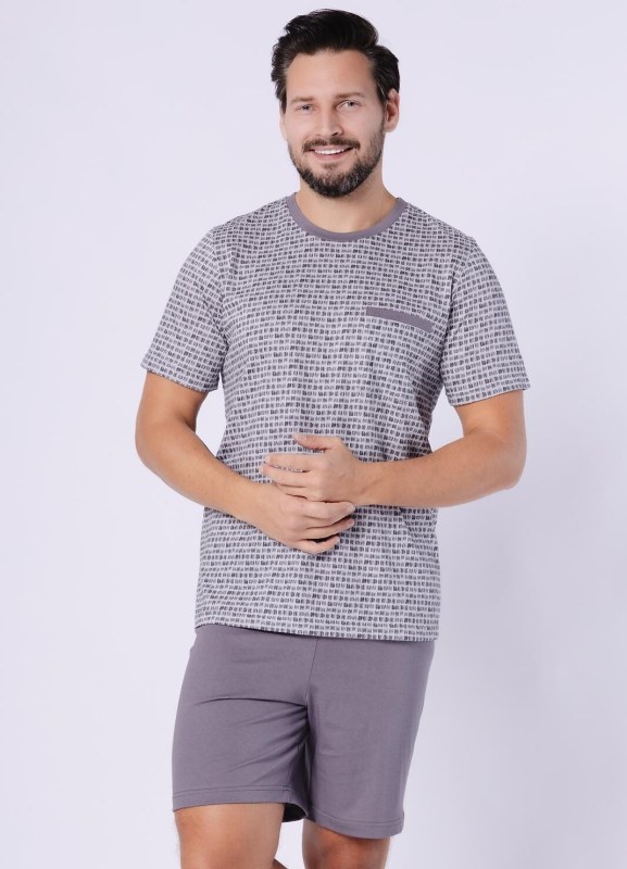 Pyžamo Hotberg 1751 Karol kr/r M-2XL - Pánské oblečení pyžama
