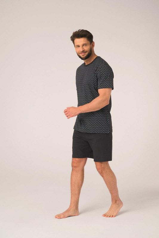 Pánské pyžamo Key MNS 936 A26 cr/r 3XL-4XL