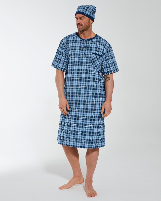 Pánská noční košile Cornette 109/14 673604 kr/r M-2XL - Pánské oblečení pyžama