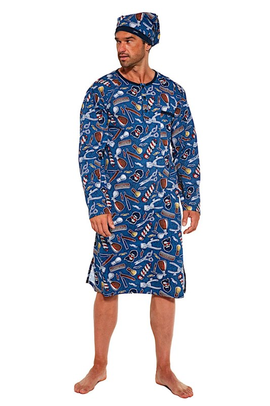 Pánská noční košile 110/07 - CORNETTE - Pánské oblečení pyžama