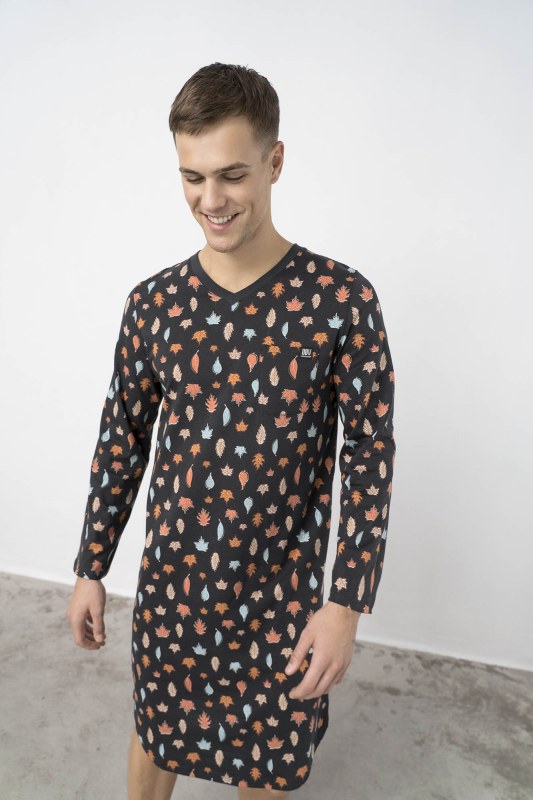 Vamp - Pohodlná pánská noční košile - Rory 17617 - Vamp - Pánské oblečení pyžama
