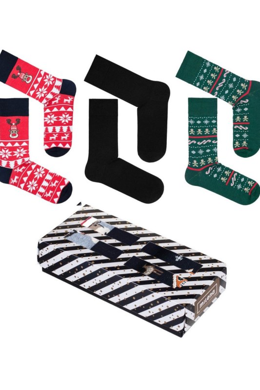 Vánoční sada pánských ponožek 3-Pack