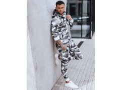 Světle šedá camo pánská tepláková souprava Dstreet AX0621z